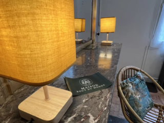 Maison Bout du monde, la chambre Marcelle.