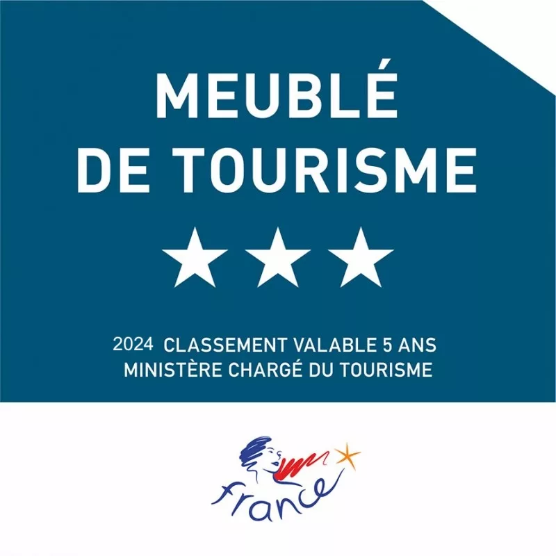 Les studios Saint-Aignan et Marcelle de Maison Bout du monde Angers sont classés. Il ont reçu le Label Meublé de tourisme trois étoiles.
