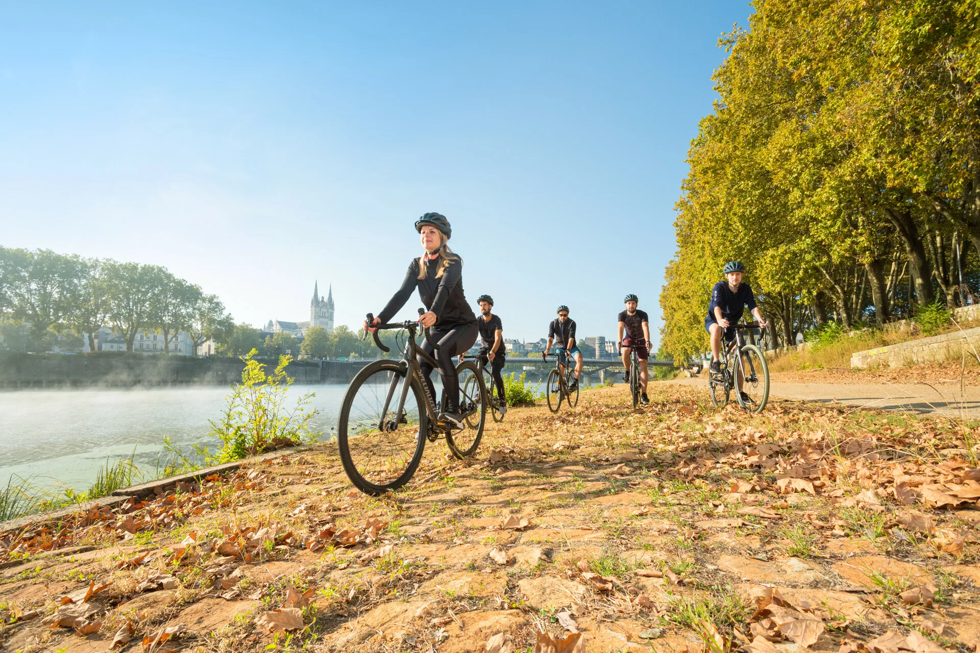 Maison Bout du monde Angers accueille les cyclistes propose des services vélo. Photo Christophe Martin - Anjou Tourisme